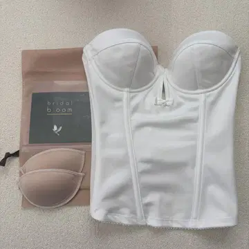bridal bloom 뷔스티에 c65 푸시업 패드 포함