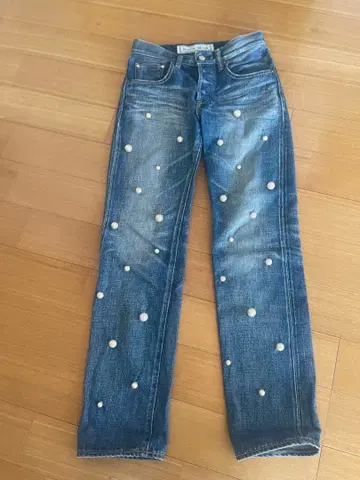 tresor 투에몽 트레조아 펄 비쥬 데님 팬츠