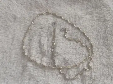 핸드메이드 골드 여성용 웨이브형 목걸이 캐주얼