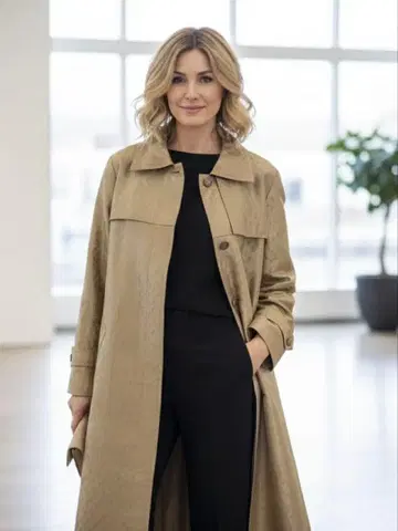 런던포그 London Fog 모노그램 코트