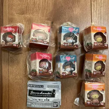 산리오 캐릭터즈 미니어처 패키지 컬렉션 8개 세트