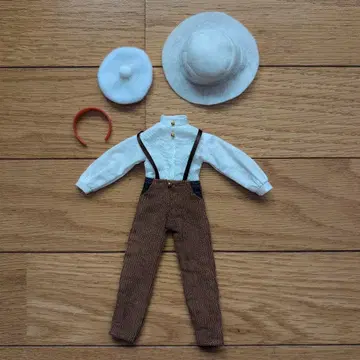 리카짱 캐슬 코듀로이 올인원과 잡화 세트