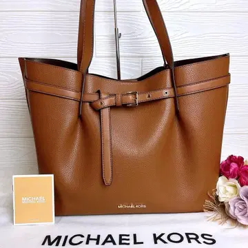 컨디션 최상 MICHAEL KORS 마이클코어스 토트백 카멜 대용량