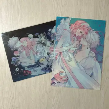 꽃 숨기는 너의 메테올 팝업 클리어 파일 2종 꽃메테 b