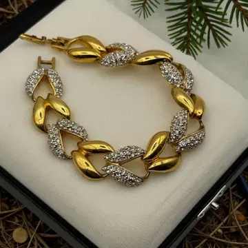 반짝반짝 다이아 크리스탈 골드 팔찌