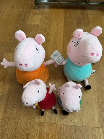 페파 피그 봉제 인형 4개 세트