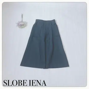 [울] 슬로브 이에나 롱 스커트 블랙 새상품급 깔끔해 보임