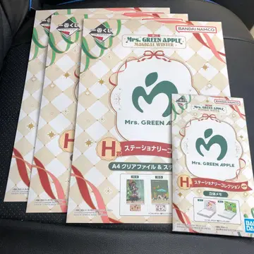 미세스 제일복권 H상 스테이셔너리 컬렉션 클리어 파일 입체 메모