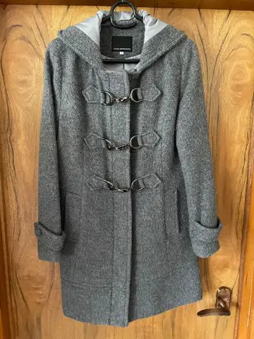 미사용에 가까운 새상품급 클리어 임프레션 3WAY 코트 더플 M 그레이