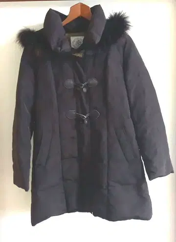 온워드 카시야마 퍼 후드 다운 코트 다크 브라운 sizeL