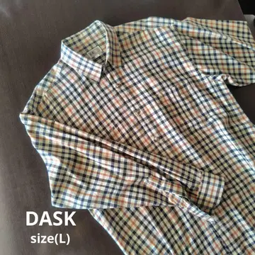 DAKS 긴팔 셔츠 size L 체크 (새상품급)