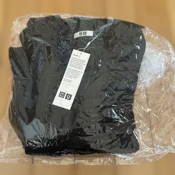 택 포함 새상품 UNIQLO U 메리노 블렌드 하이넥 가디건 XXL 블랙