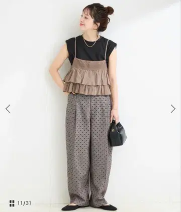 B.C STOCK 트윌 도트 형태 팬츠 M 사이즈