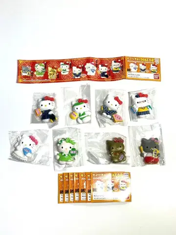 산리오 굿즈 8탄 전 8종 컴플리트 세트 개운 마스코트 편