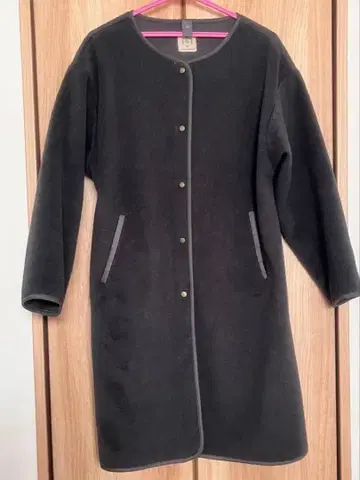 Samansa Mos2 롱 코트 차콜 그레이