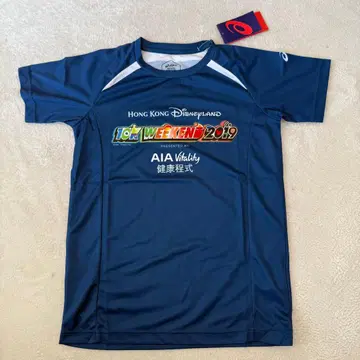 홍콩 디즈니 2019 마라톤 T셔츠 S 새상품 ASICS 초레어품