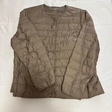 유니클로 울트라 라이트 다운 자켓 브라운