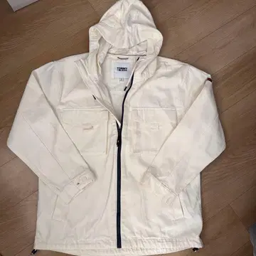 TOMMY JEANS 후드 부착 자켓 XL 화이트