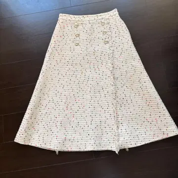 보더스 앳 발코니 트위드 스커트
