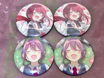 배드걸 애니메이션화 기념 원화전 캔뱃지 미즈토리 아토리 4점