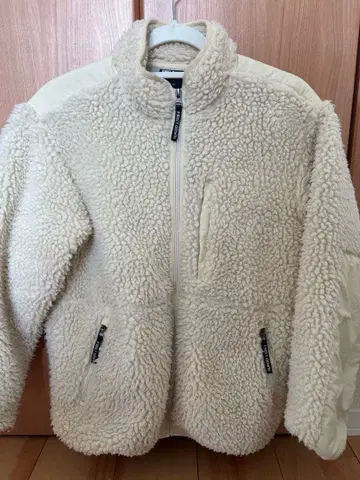 FIRST DOWN 플리스 자켓 F 사이즈 크림