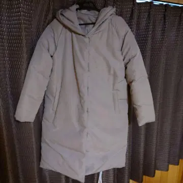 어반 리서치 그레이 후드 부착 다운 자켓