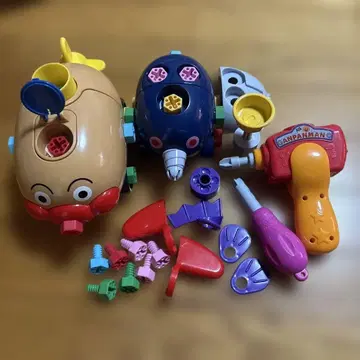 호빵맨 조립 diy 나사나사 두더지 호빵맨호