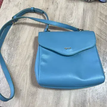 agnes b.VOYAGE 애니에스베 보야주 숄더백 스카이블루
