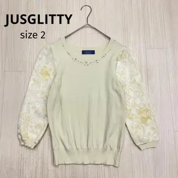JUSGLITTY 저스길리티 레이스 비쥬 니트 2