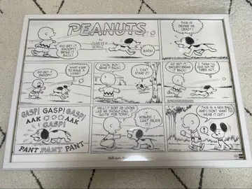 PEANUTS 스누피전 원화 복각 한정판 포스터