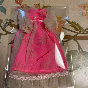 리카짱 옷 갈아입기 의류 핑크 드레스 빈티지