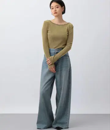 새상품 A part by 시어 벨로아 2way 티셔츠