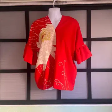 기모노 리메이크 블라우스 1