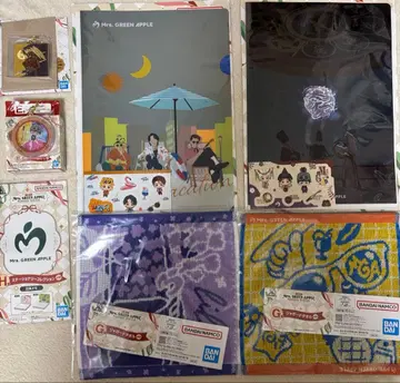 7개 세트 제일복권 미세스 EFGH상 타월 아크릴 참 파일 메모