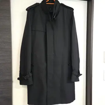 COMME CA ISM 블랙 트렌치코트 L 사이즈