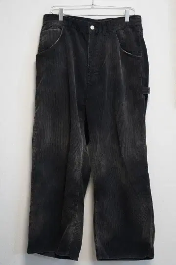 CORDED VELVETEEN PAINTER PANTS(BLACK)