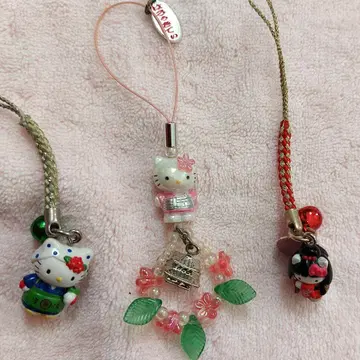 지역 한정 키티 스트랩 등 3개 세트 헬로키티