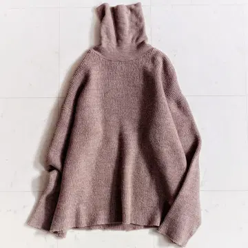 새상품급 그라프 페이퍼 Graphpaper 울 100% 터틀넥 니트