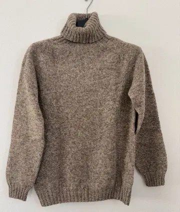 해리 오브 스코틀랜드 램스울 터틀넥 스웨터 38 버섯