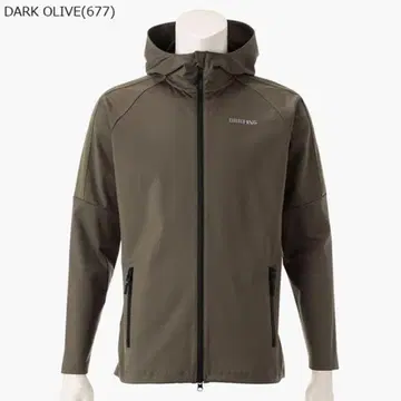 [ 미사용 새상품 ] 브리핑 BRIEFING 다크 올리브 후드티 L