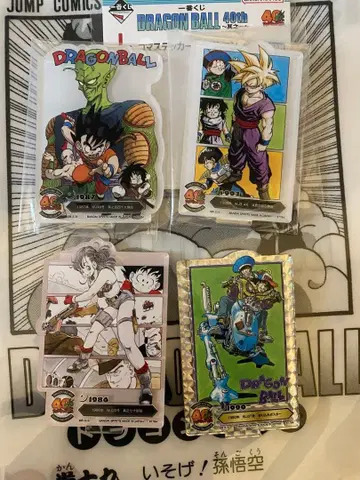 드래곤볼 40주년 기념 아크릴 스탠드 4개 세트