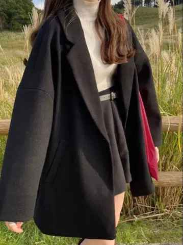 GRL 루즈 테일러드 코트