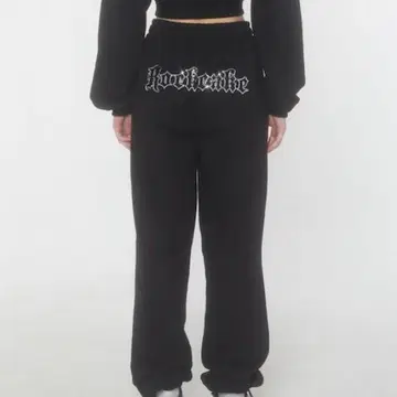 ROCKCAKE THEAIRTOWN 맨투맨 팬츠 키라키라 핑크