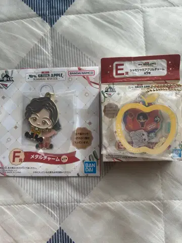 Mrs. GREEN APPLE 메탈 참 & 아크릴 키링
