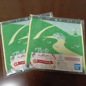 BANDAI NAMCO 자카드 타월 2장 세트 미세스 1번 복권