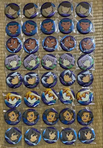 이나즈마 일레븐 GO 장면 사진 글리터 캔뱃지 갤럭시 ver 묶음 판매