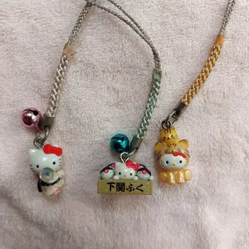 지역 한정 키티 매달기 스트랩 3개 세트