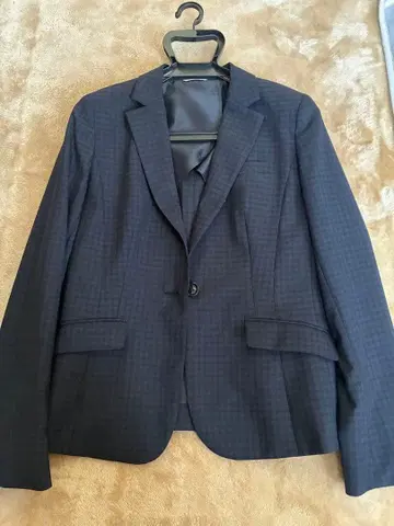 ANCHOR WOMAN 체크 무늬 비즈니스 자켓