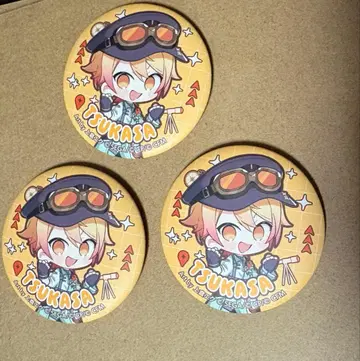 텐마 츠카사 미니 캐릭터 캔뱃지 세카라이 3개