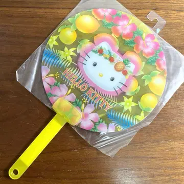 키티 부채 후르츠 하이비스커스 2001년 헤이세이 레트로 미사용 새상품